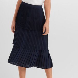 Club Monaco Pleated Tier Skirt